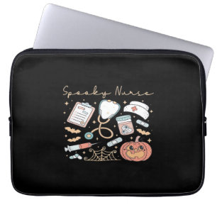 Spooky Nurse Life Oversized T-Shirt Laptop Sleeve