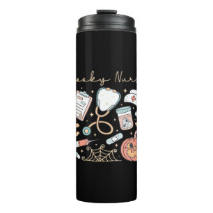 Spooky Nurse Life Oversized T-Shirt Thermal Tumbler