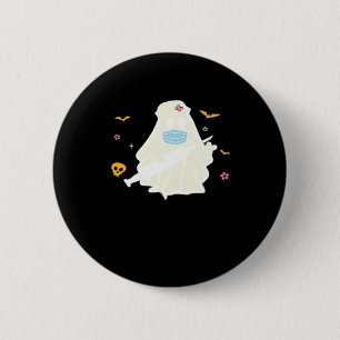 Spooky Nurse Practitioner Cute Halloween Oversized 6 Cm Round Badge