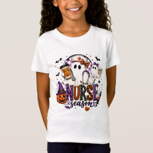 Spooky Nurse Season, Caffeine Compassion Care T-Shirt