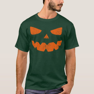 Spooky o Lantern halloween pumpkin face T-Shirt