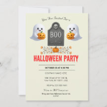 Spooky Office Halloween Party Invitation