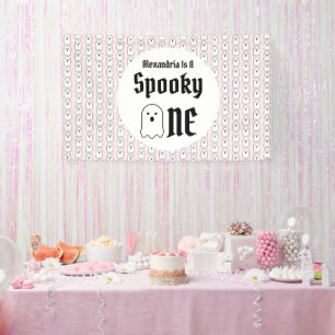 Spooky One 1st Birthday Banner