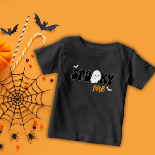 Spooky One 1st Birthday Cute Ghost Baby T-Shirt