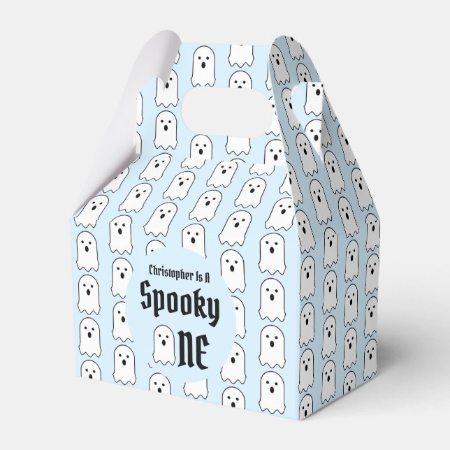 Spooky One 1st Birthday Favour Box (Front Side)