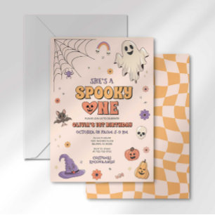 Spooky One Birthday Invitation