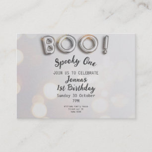 Spooky One birthday, Little boo Card