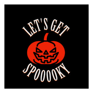 Spooky One Birthday Poster