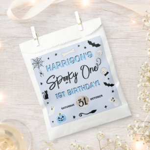 Spooky One! Boys Halloween 1st Birthday Party Favour Bags