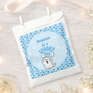 Spooky One Cute Funny Halloween Ghost 1st Birthday Favour Bags