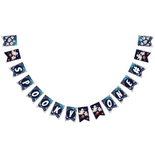 Spooky one cute Halloween Birthday Bunting