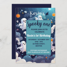 Spooky one cute Halloween Birthday