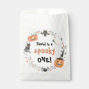 Spooky One Cute Halloween Ghost 1st Birthday Decor Favour Bags