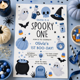 Spooky One First Birthday Party Invitation