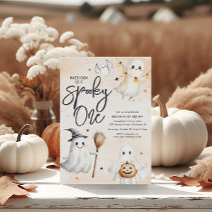 Spooky One First Birthday Party Invitation