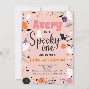 Spooky One Girl Birthday Halloween Party