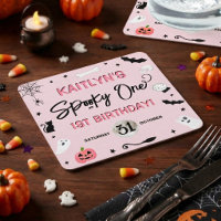 Spooky One! Girls Halloween 1st Birthday Party