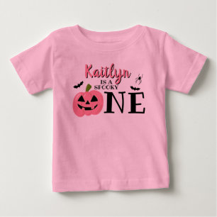 Spooky One Halloween 1st Birthday Baby T-Shirt