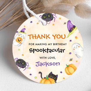 Spooky One Halloween 1st Birthday Favour Tags