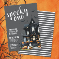 Spooky One Halloween 1st Birthday