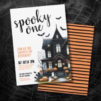 Spooky One Halloween 1st Birthday