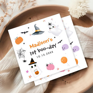 Spooky One Halloween 1st Birthday Napkin