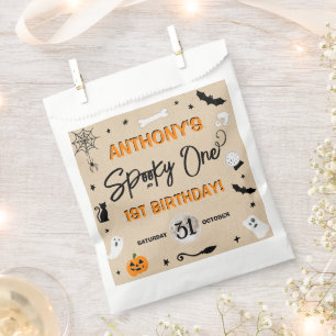 Spooky One! Halloween 1st Birthday Party Favour Bags
