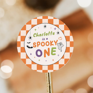 Spooky One Halloween 1st Birthday Sticker