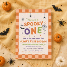 Spooky One Halloween 1st Boo-Day Birthday