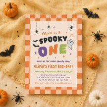 Spooky One Halloween 1st Boo-Day Birthday
