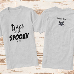 Spooky One   Halloween Birthday   Dad Shirt Blue
