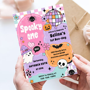 Spooky One Halloween Birthday Invitation