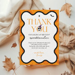 Spooky One Halloween Fall Scary 1st Birthday  Thank You Card<br><div class="desc">Say thank you in the most enchanting way with our "Spooky One" 1st Birthday Thank You Card. Inspired by the playful spirit of Halloween, this card is the perfect way to express gratitude to your guests for making your little one's first birthday celebration unforgettable. The design features charming elements like...</div>