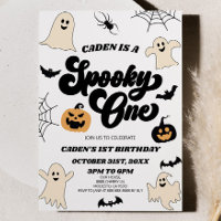 Spooky One Halloween First 1st Birthday Party