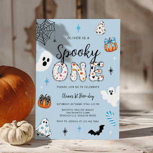Spooky One Halloween First Birthday Invitation