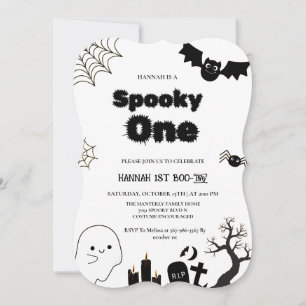 Spooky one Halloween first birthday party