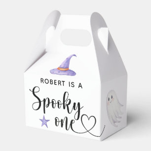 Spooky One Halloween First birthday party Favour Box