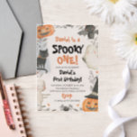 Spooky One Halloween Ghost 1st Birthday<br><div class="desc">👻🎃 Spooky One – Halloween Ghost 1st Birthday Vellum Invitations 🕸️✨ Celebrate your little one’s first birthday with a spooky-cute twist! 👻🎀 These adorable vellum invitations feature a whimsical ghost and Halloween theme, perfect for a fun and festive birthday bash. Ideal for costume parties, trick-or-treat fun, and magical first birthday...</div>