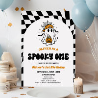Spooky One Halloween Retro 1st Birthday Party