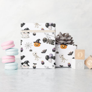 Spooky One Hallowwen Cute Baby Kids Wrapping Paper
