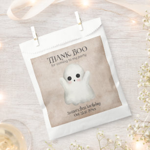 Spooky One Kawaii Ghost Halloween Birthday Favour Bags