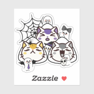 Spooky Onigiri Cats - Kawaii Halloween Sushi