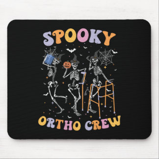 Spooky Ortho Crew Halloween Dancing Orthopaedic Sk Mouse Mat