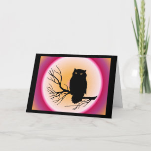 Spooky Owl Card