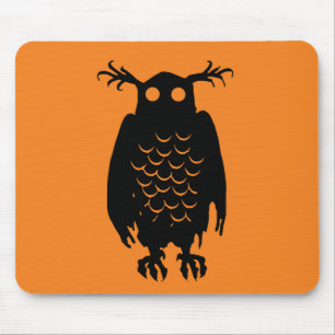 Spooky Owl Mouse Mat
