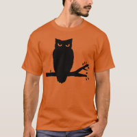 Spooky Owl Silhouette