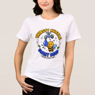 Spooky Paddle Squad Ghost Art Tri-Blend Shirt