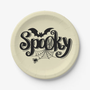 Spooky Paper Plate