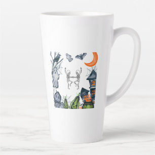Spooky Party Frame tee shirt Latte Mug