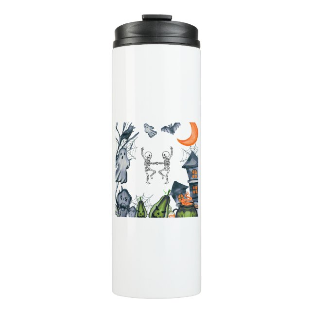Spooky Party Frame tee shirt Thermal Tumbler (Front)